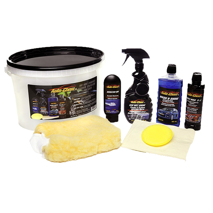 Auto-Chem 1138 car care detail bucket complete kit