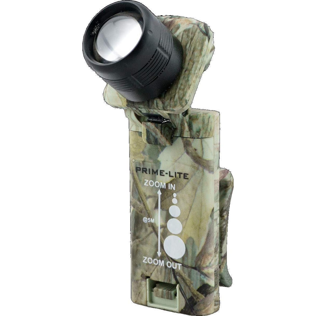 Primelite 24-404 Camo Clip-On Zoom Lite 150 lumen flashlight