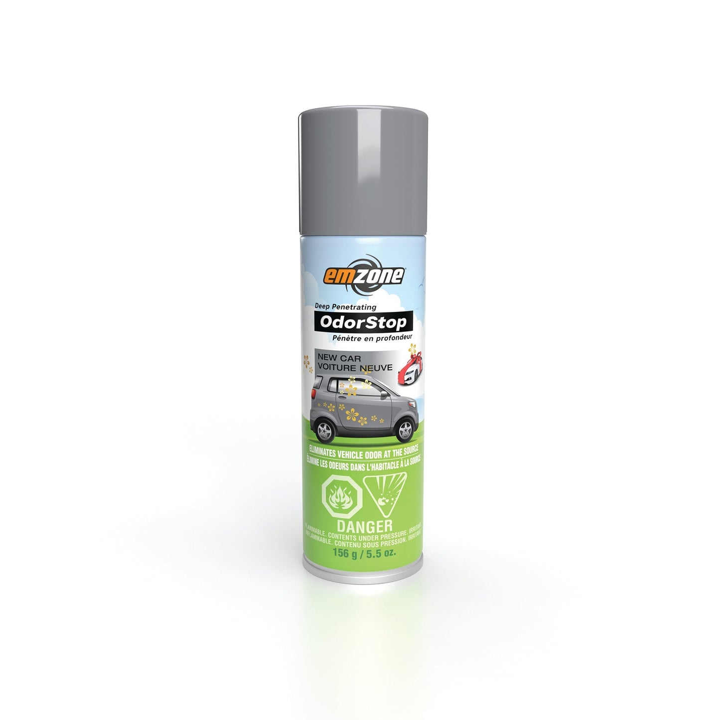 Emzone OdorStop Odor Neutralizer New Car 156 g can