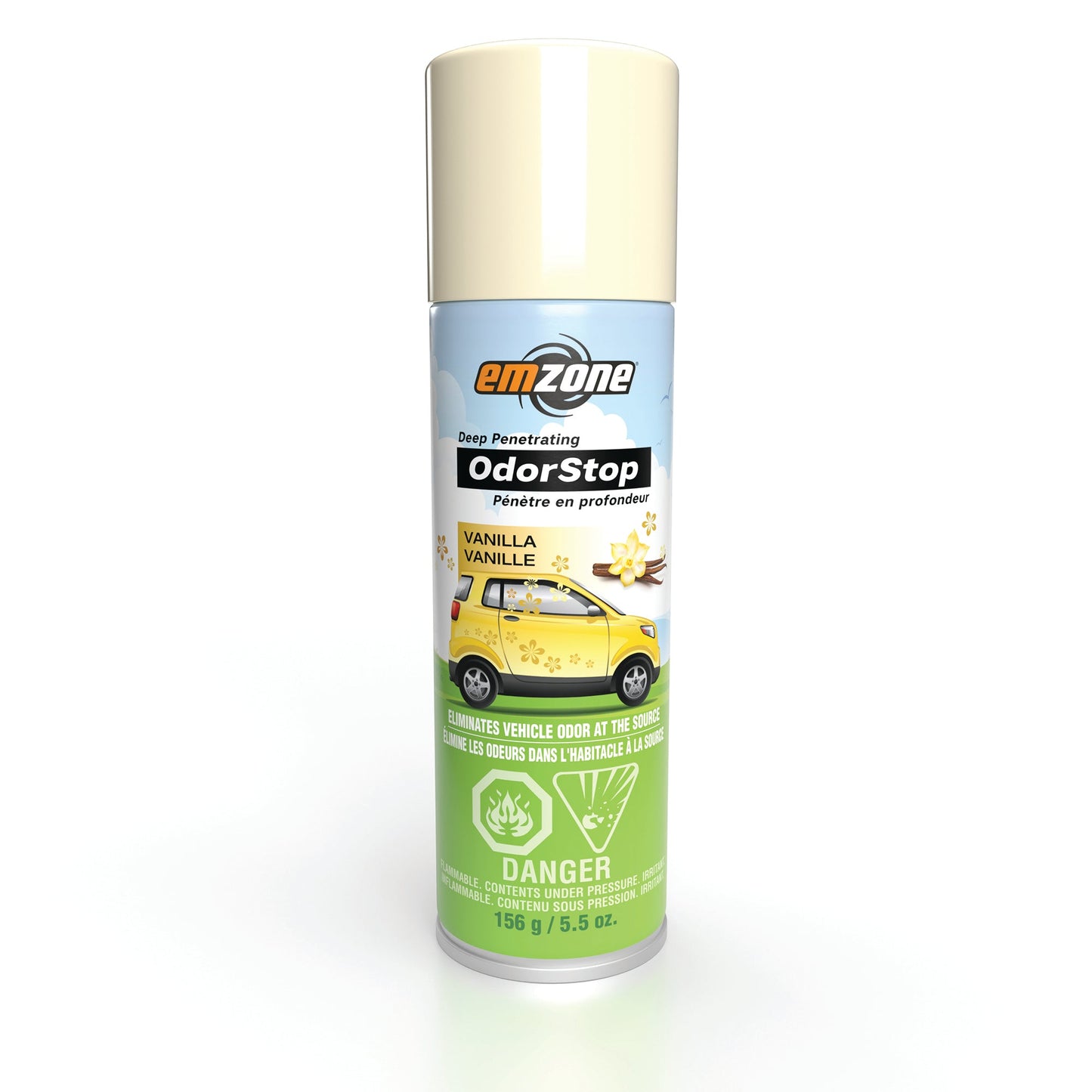 Emzone OdorStop Odor Neutralizer Vanilla 156 g can