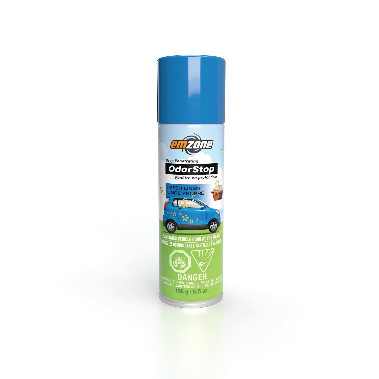 Emzone OdorStop Odor Neutralizer Fresh Linen 156 g can