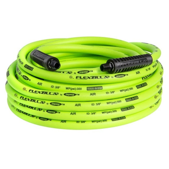 Flexzilla Air Hose 3/8 x 25 FT ZillaGreen with 1/4 MNPT fittings