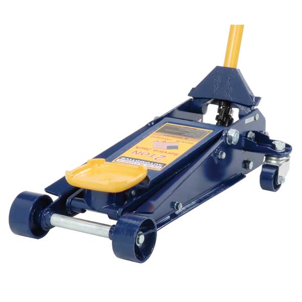 Omega HW93642 2 ton hydraulic service jack with wide frame
