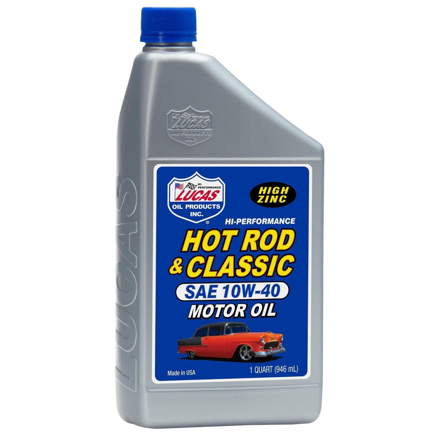 Lucas Oil 10688 Hot Rod & Classic Car HP Motor Oil SAE 10W-40 1 Quart 946 ml