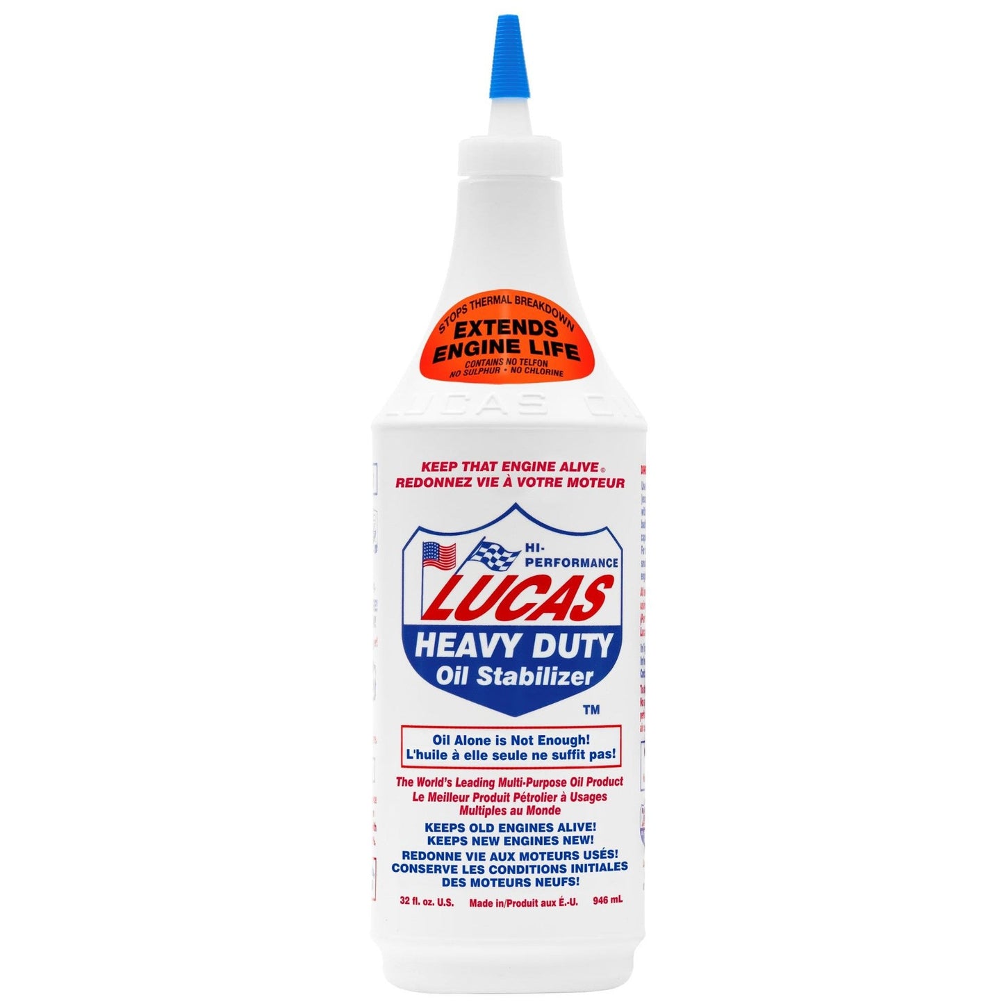 Lucas Oil 20009 Heavy Duty Oil Stabilizer 1 Quart 946 ml bottle
