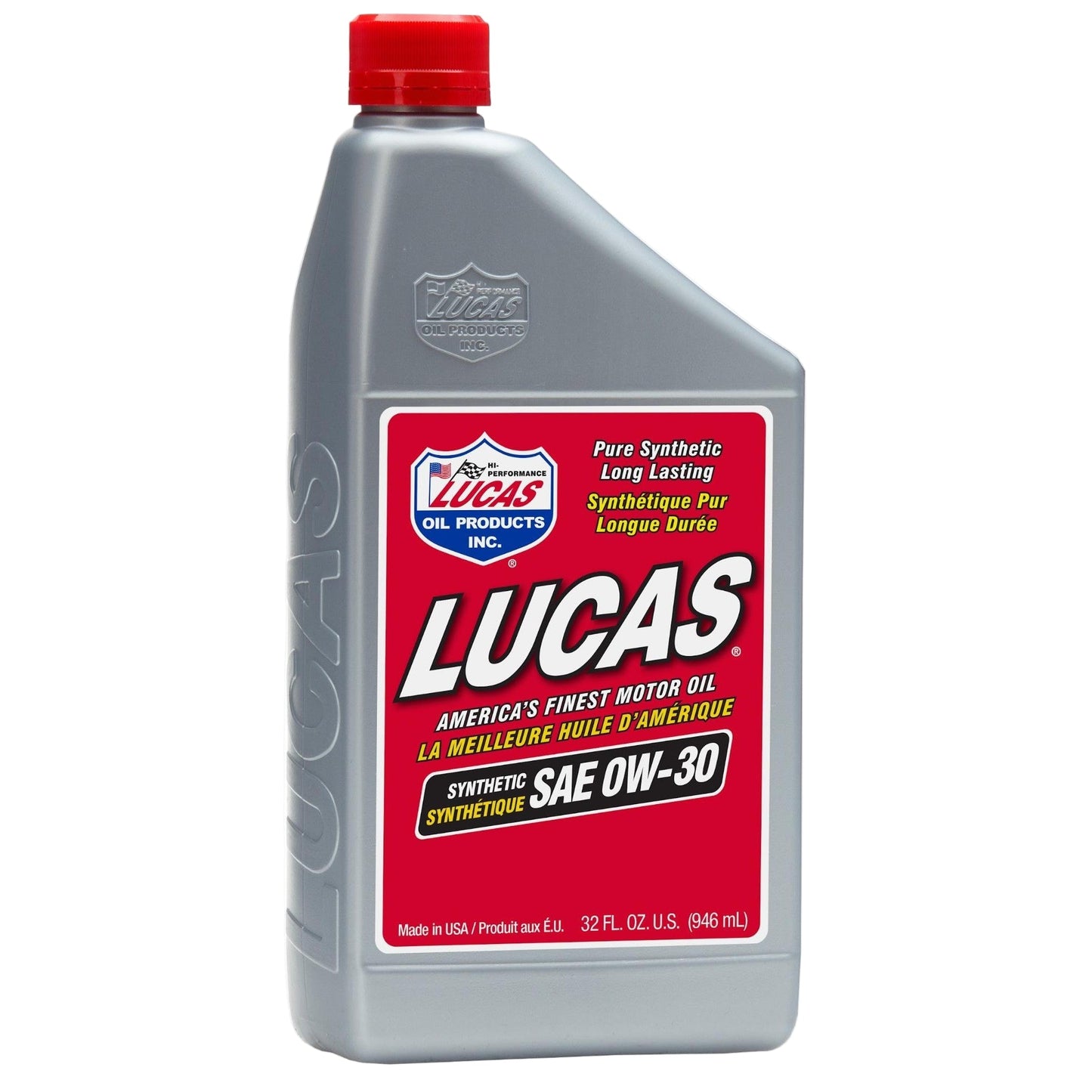 Lucas Oil 20179 Synthetic SAE 0W-30 Motor Oil 1 Quart 946 ml bottle