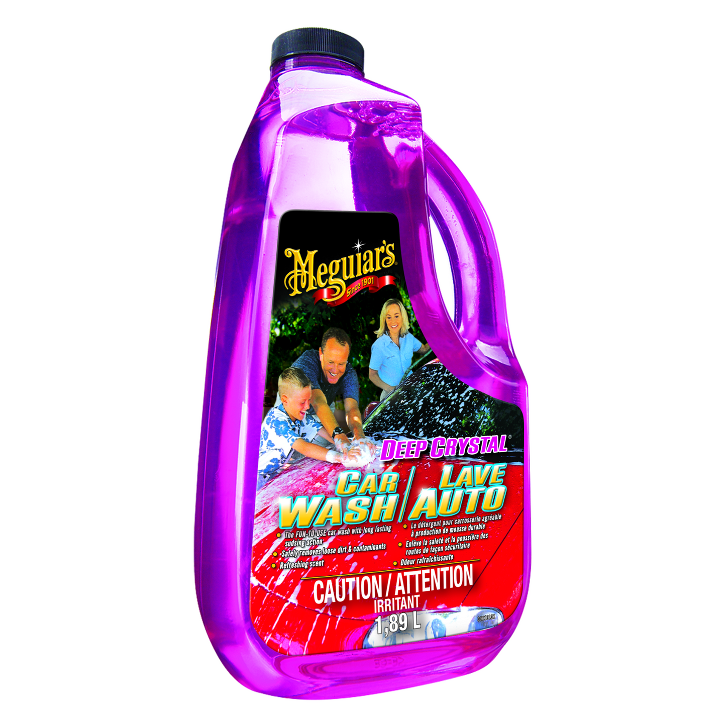 Meguiar’s G10464C Deep Crystal Car Wash Soap 64 oz bottle