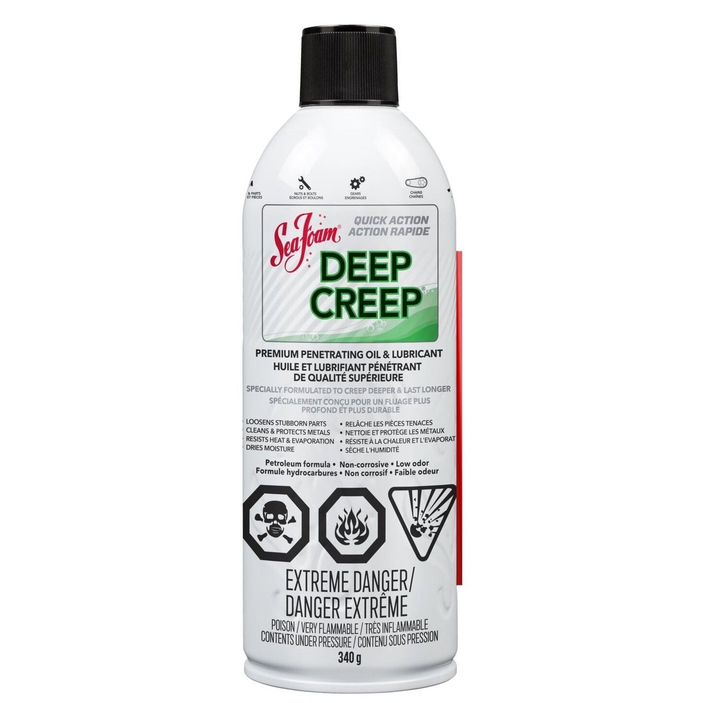 Sea Foam Deep Creep penetrating lubricant 14 oz aerosol can