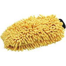 Carrand Microfiber Long Chenille Wash Mitt, 7" x 10", 80/20 blend