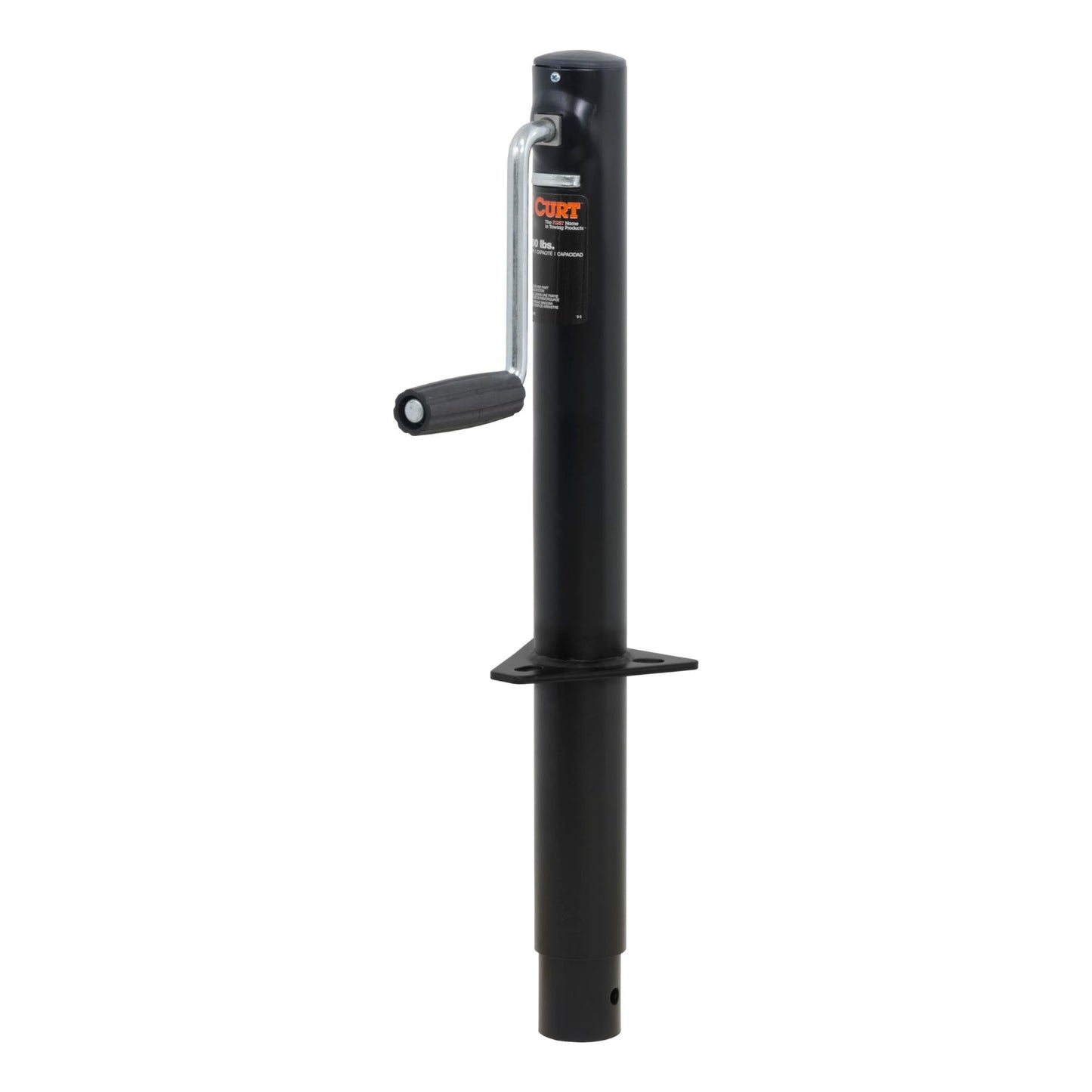 Curt 28204 A-frame trailer jack 2,000 lb capacity with side handle