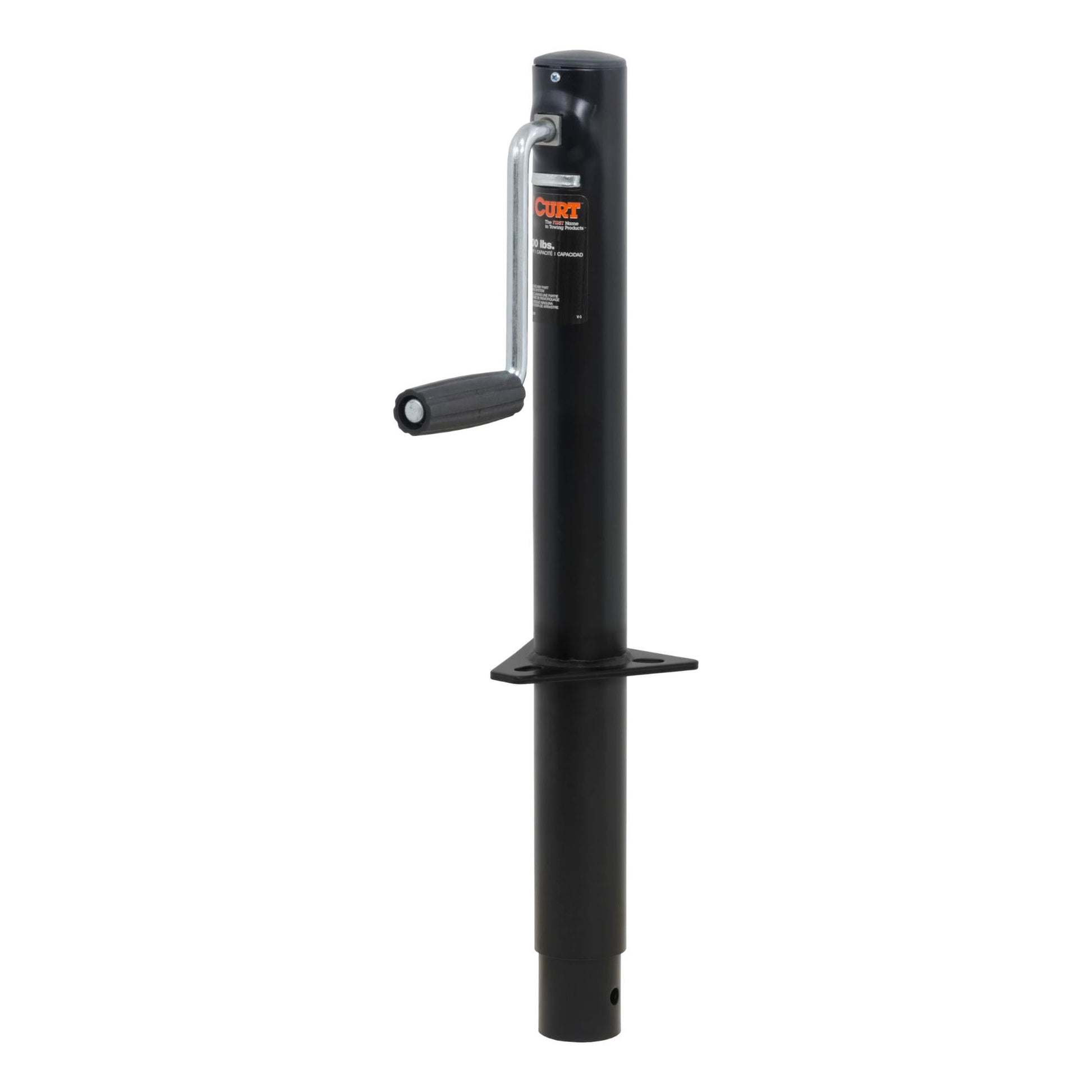 Curt 28204 A-frame trailer jack 2,000 lb capacity with side handle