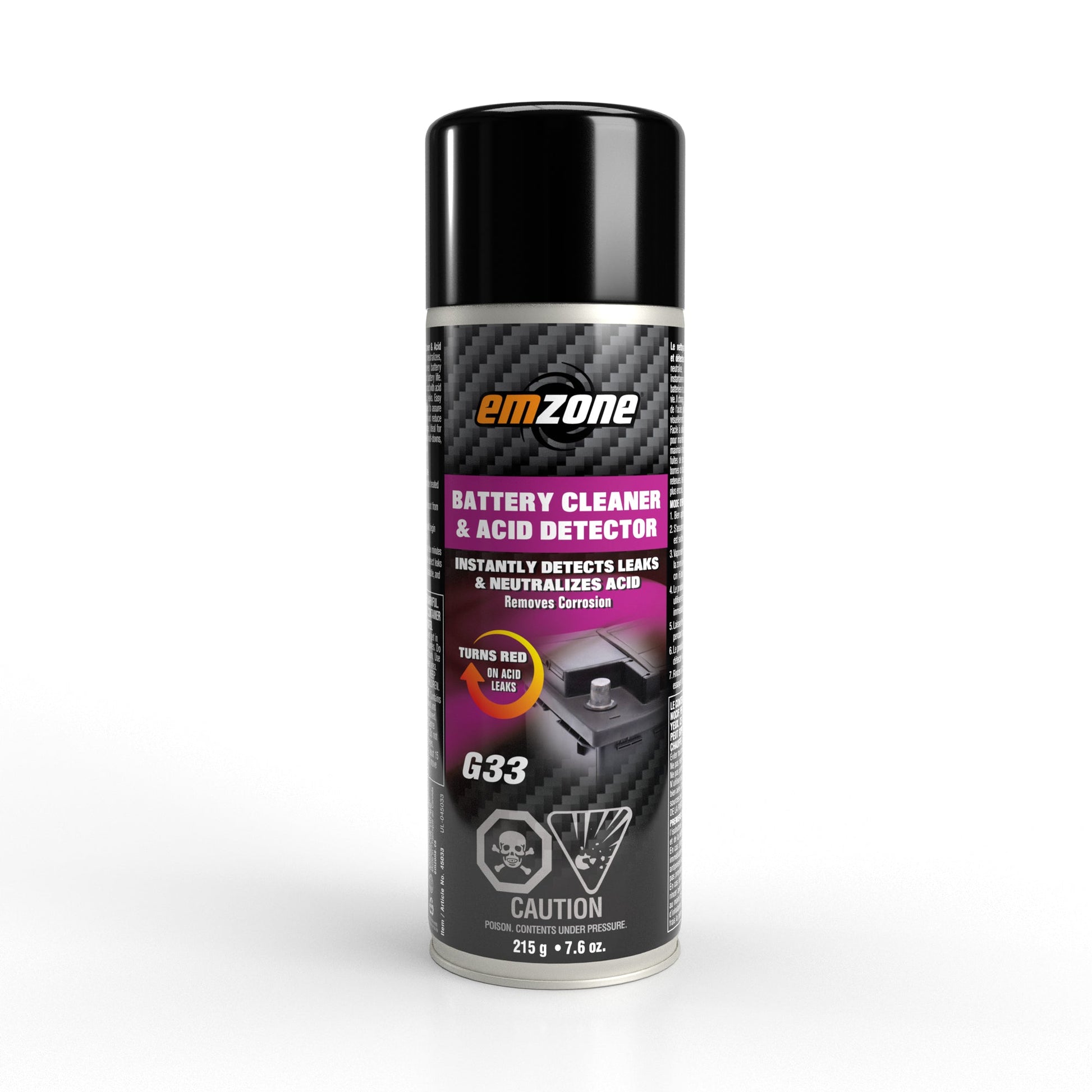Emzone Battery Cleaner & Acid Detector 215 g spray can
