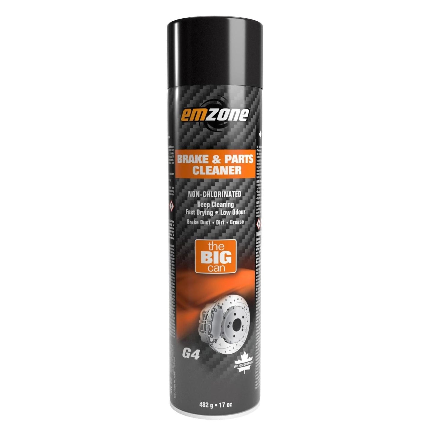 Emzone Big Can VOC Brake Cleaner 482g 17oz aerosol spray