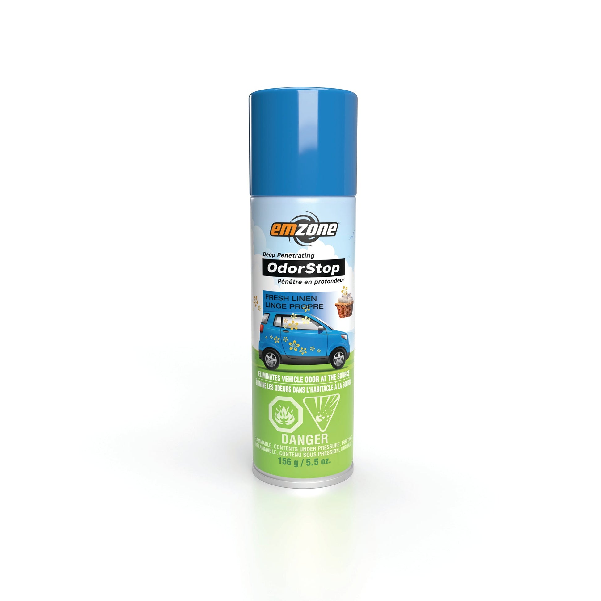 Emzone OdorStop Odor Neutralizer Fresh Linen 156 g can
