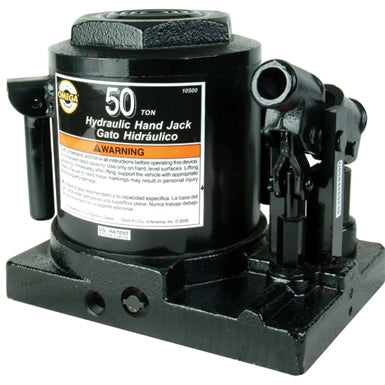 Omega 10500 50 ton side pump hydraulic bottle jack
