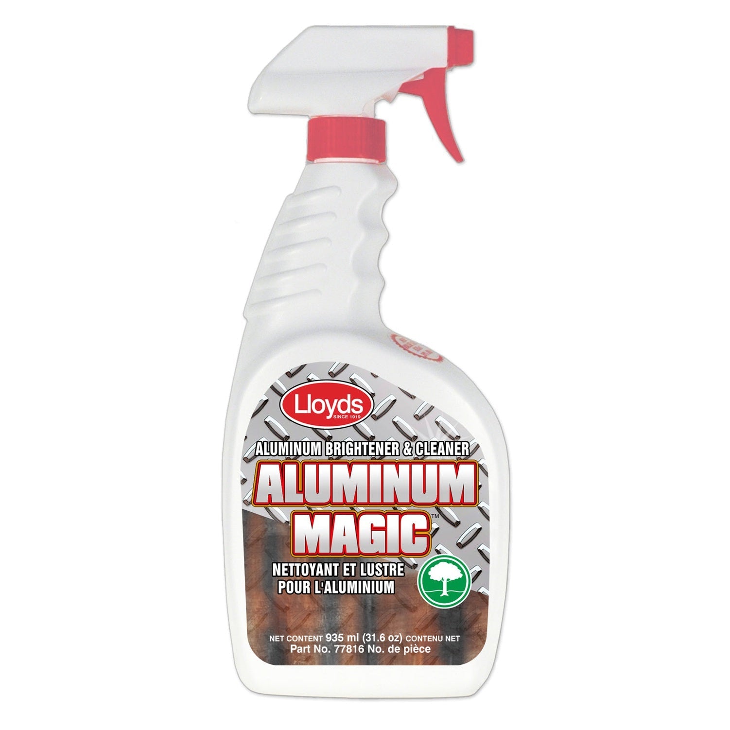 Lloyds Laboratories aluminum brightener and cleaner 935 mL bottle
