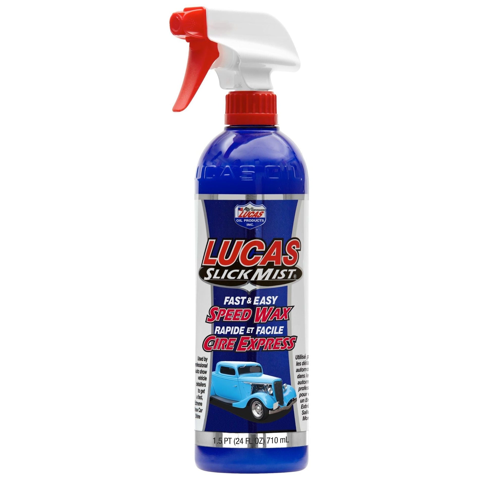 Lucas Oil 20160 Slick Mist Speed Wax 24 oz bottle

