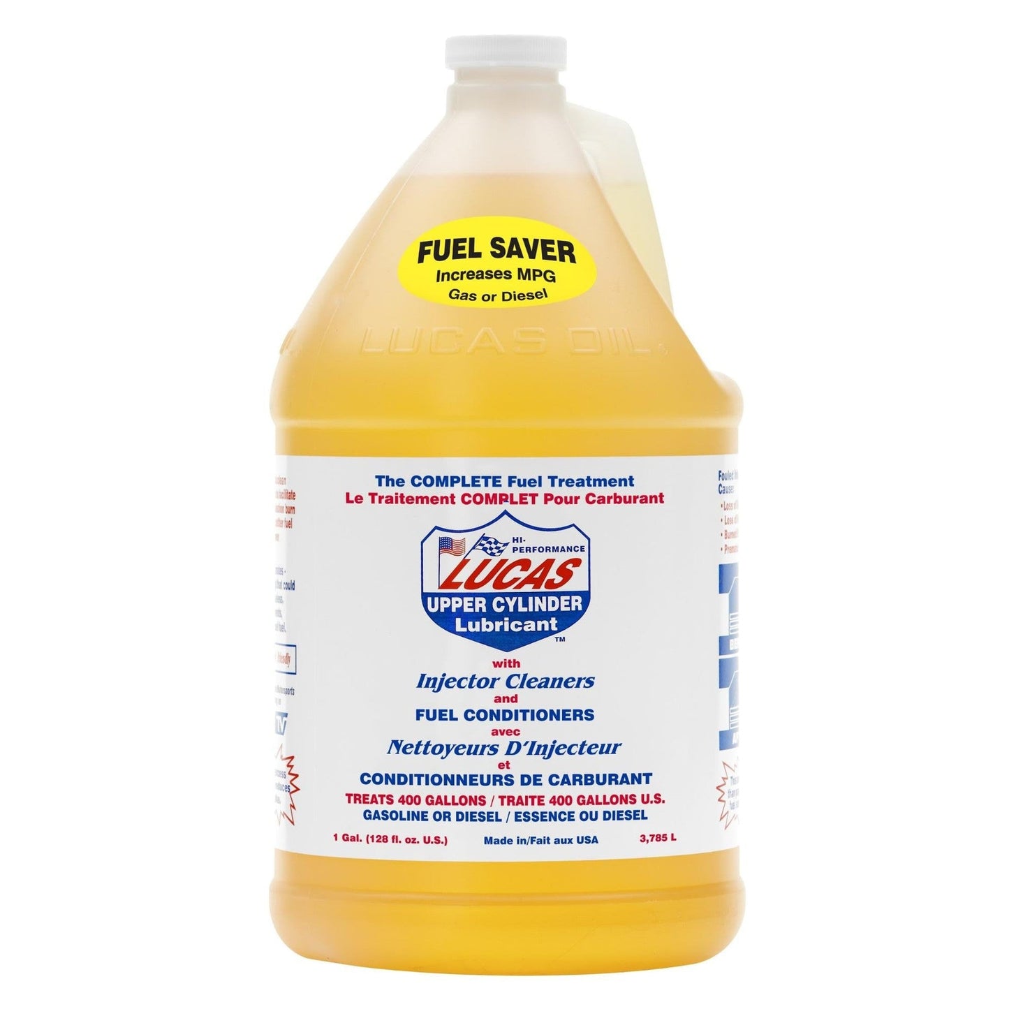 Lucas Oil 20013 Upper Cylinder Lube Fuel Treatment 1 Gallon 3.786 L jug