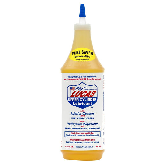 Lucas Oil Upper Cylinder Lube Fuel Treatment 1 Quart 946 ml bottle