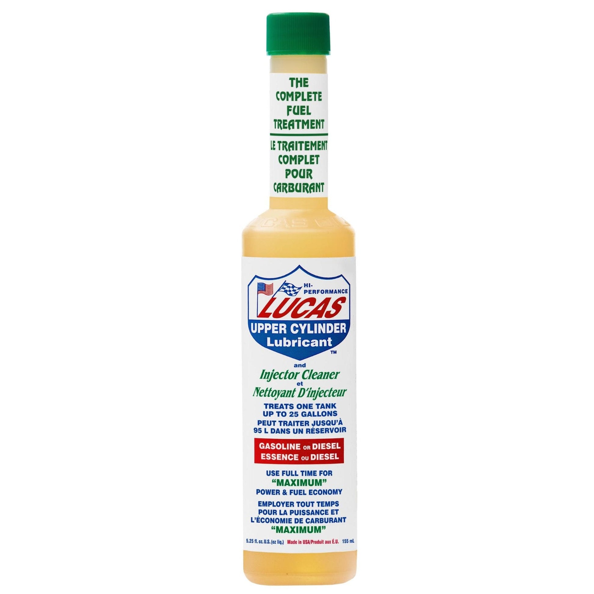 Lucas Oil 20020 Upper Cylinder Lube Fuel Treatment 5.25 oz 155 ml