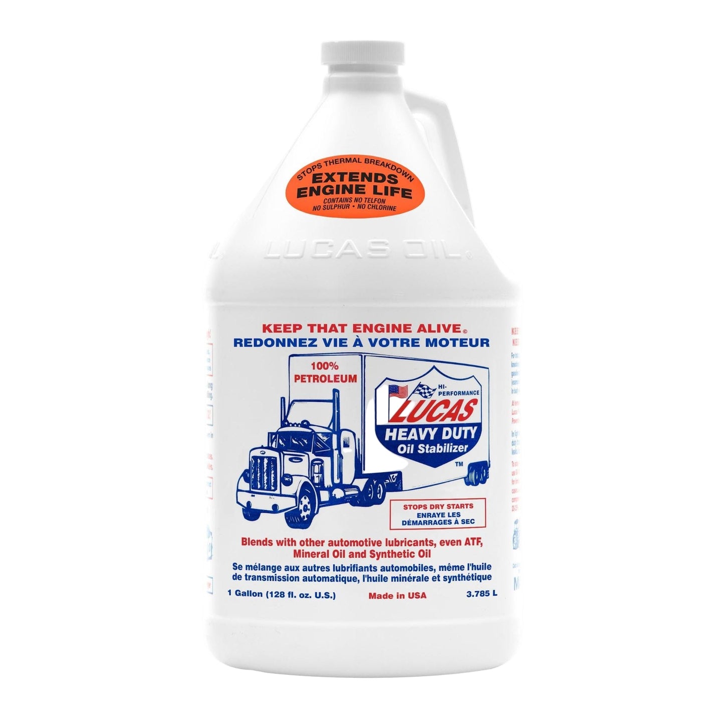 Lucas Oil 20002 Heavy Duty Oil Stabilizer 1 Gallon 3.786 L jug