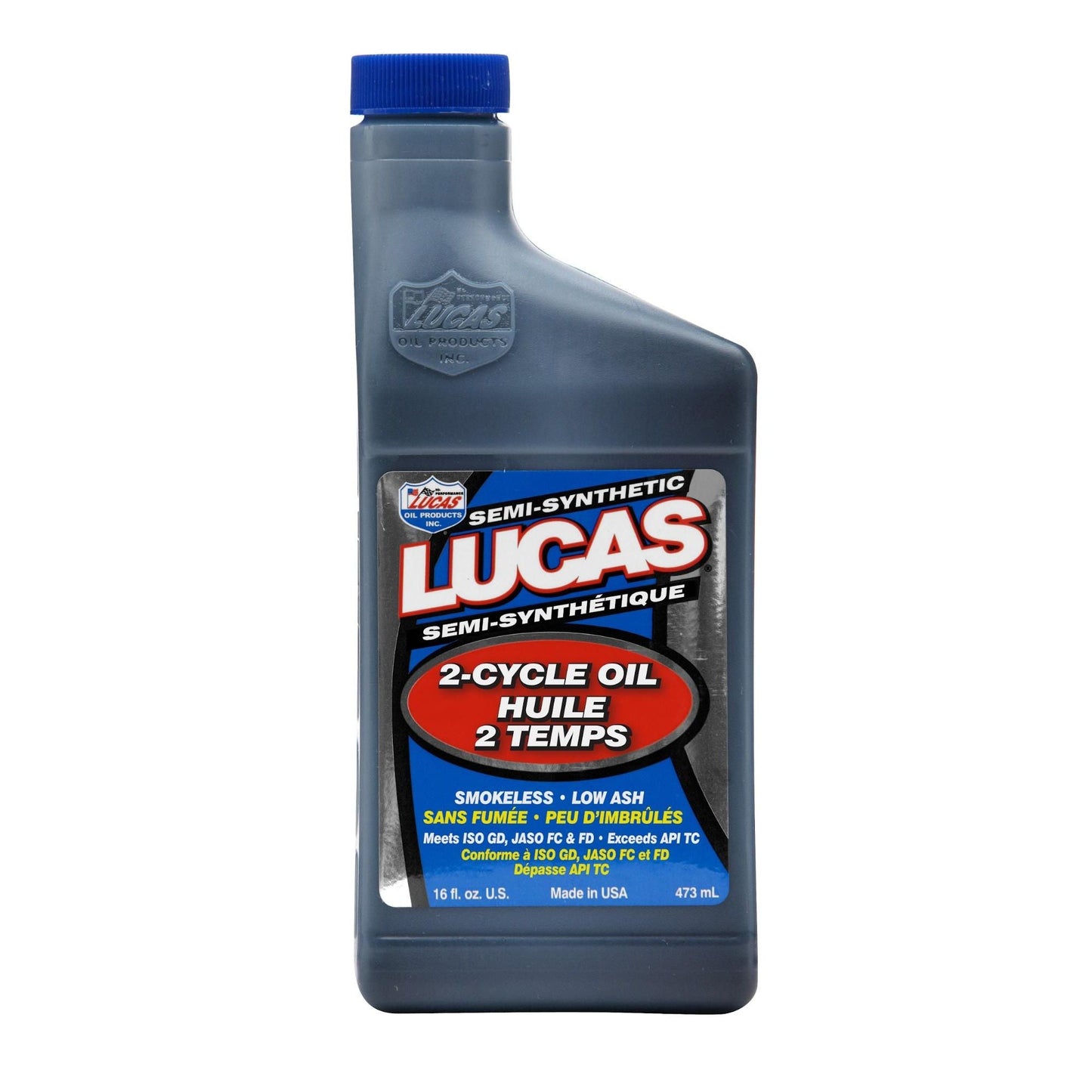 Lucas Oil 20120 Semi-Synthetic 2-Cycle Oil 16 oz 473 ml bottle