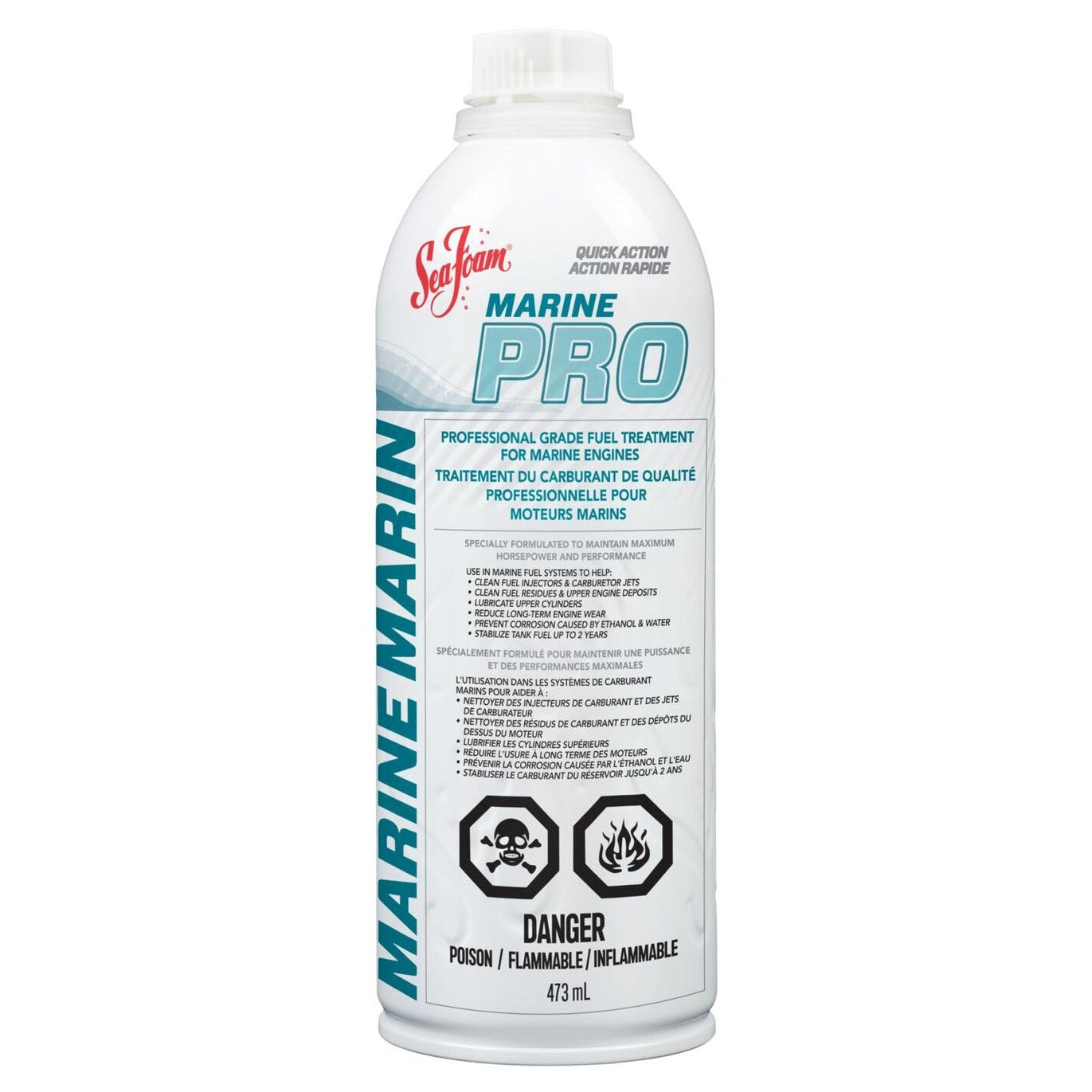 SEA FOAM Marine PRO 473mL bottle professional grade fuel treatment