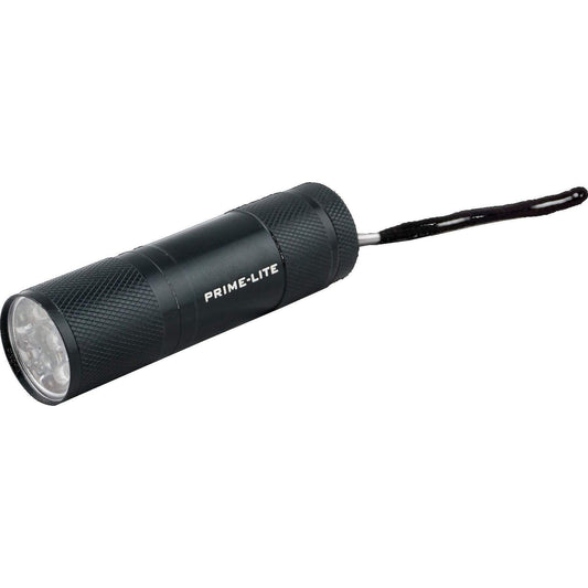 Primelite 24-830 9 LED Aluminum Flashlight black finish
