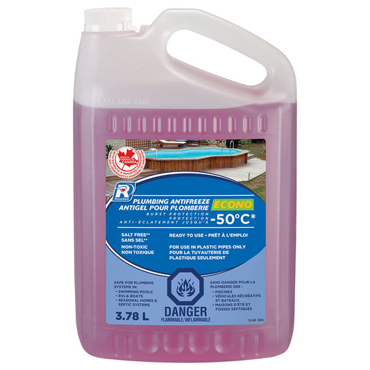 Recochem Econo Ready-to-Use Plumbing Antifreeze 3.78 L jug
