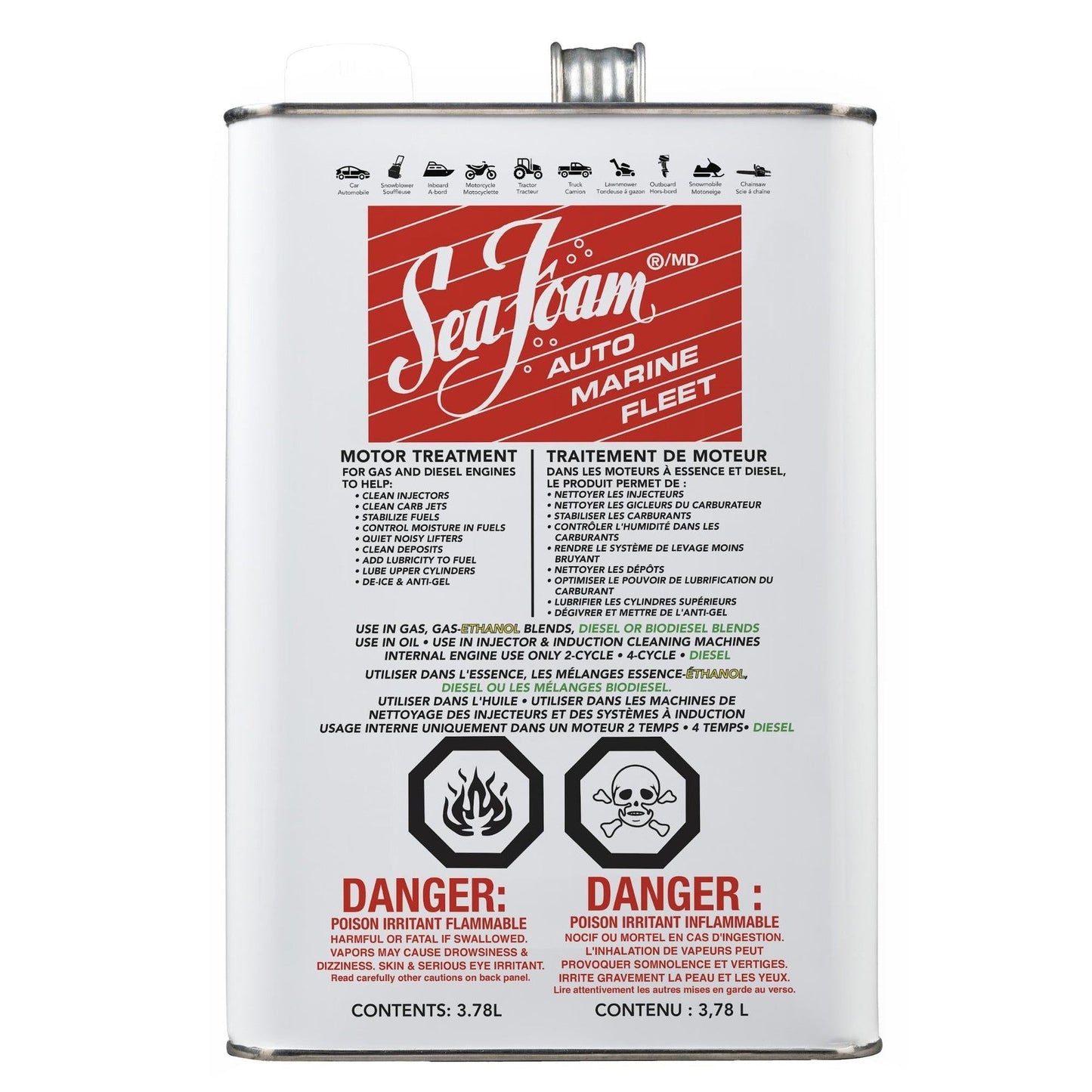 Sea Foam Motor Treatment 1 gallon container fuel and oil additive